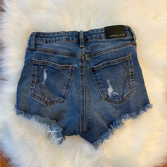 Kylie and Kendall Distressed Denim Shorts. Size 3. - Picture 3 of 3
